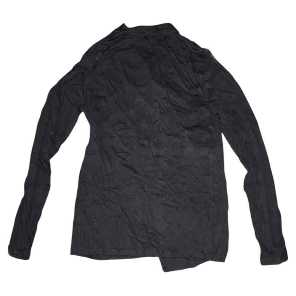 J. Crew Cascading Always Black Cardigan
